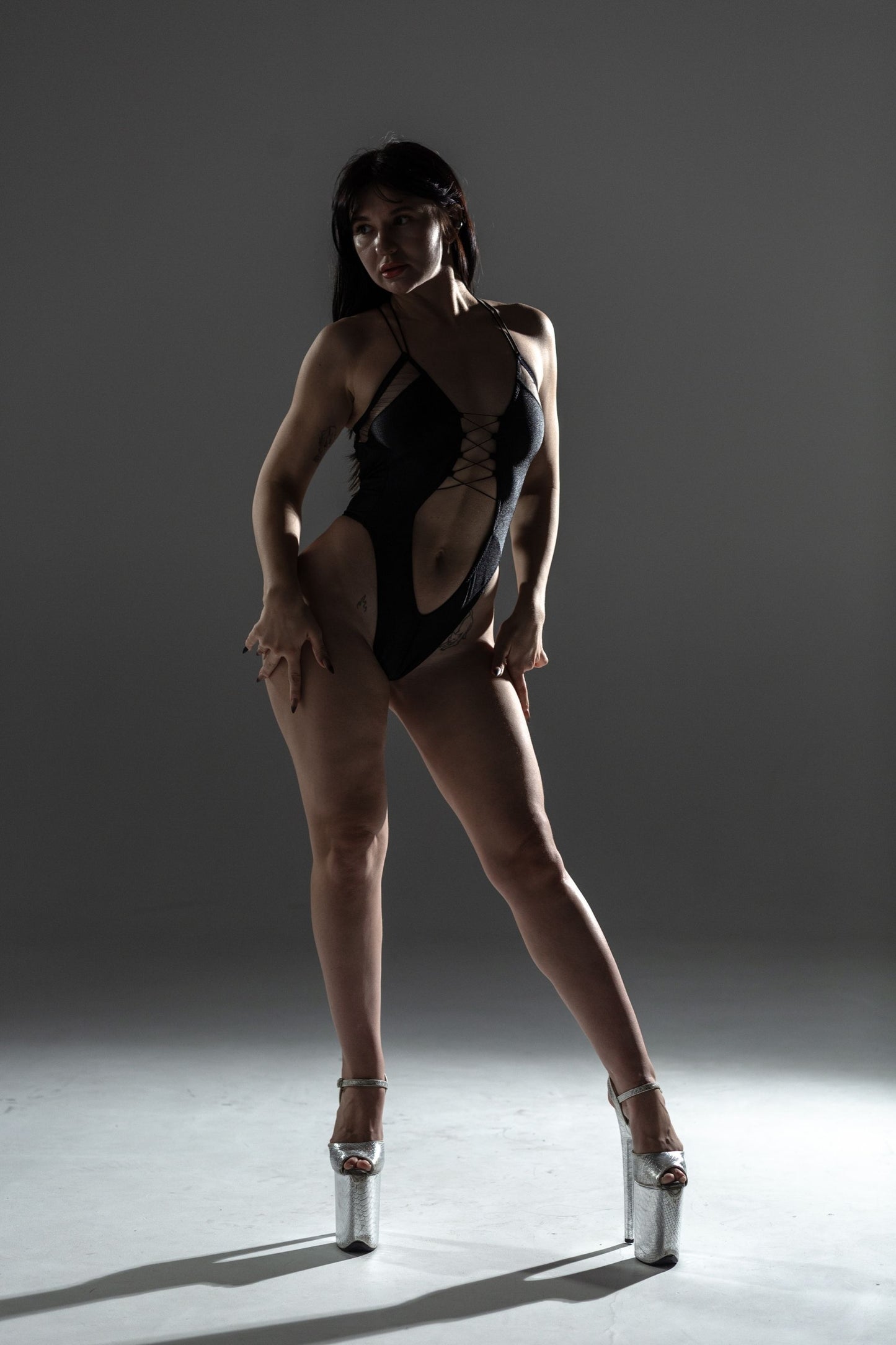 Body Pole Dance Schwarz – Premium Exotic Bodysuit Damen | LAWOOOOW