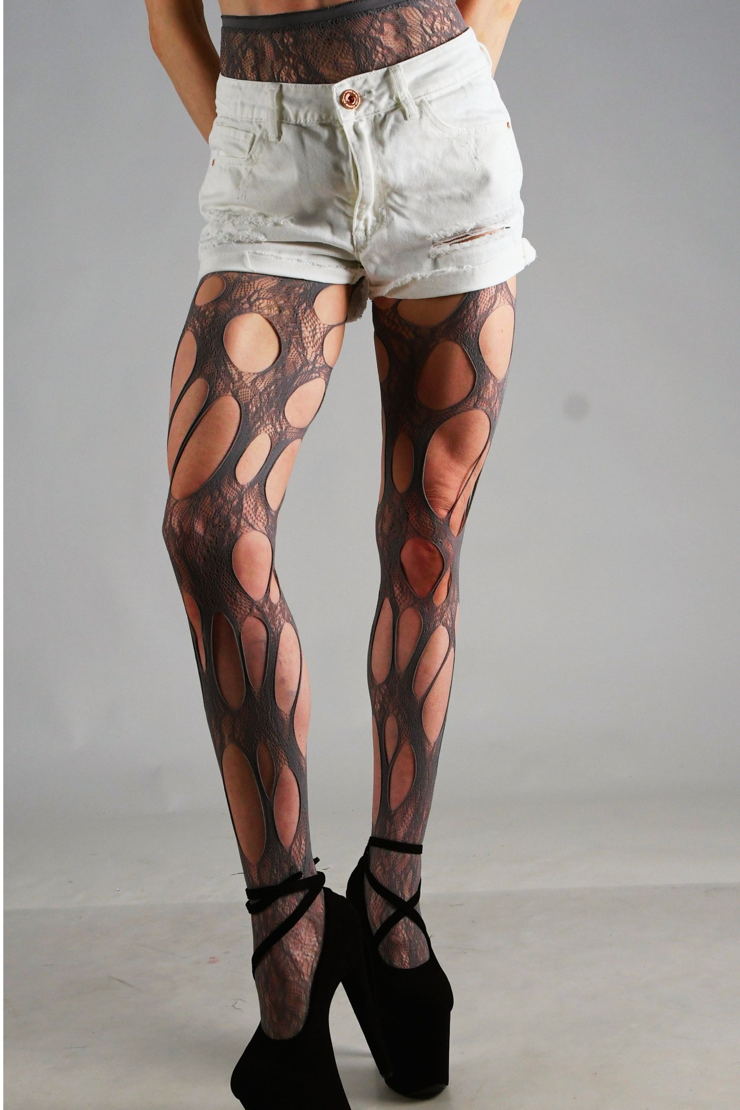 Dancing Cat Fishnet Tights 2-Pack – Stretchy Exotic Dancewear for Pole Dance